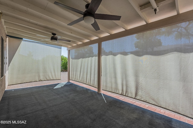 8954 E Pomegranate St, Tucson, AZ 85730 - view of patio / terrace with a ceiling fan