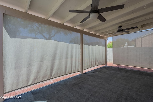 8954 E Pomegranate St, Tucson, AZ 85730 - view of patio featuring ceiling fan