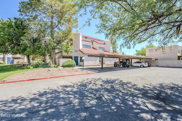 4203 N River Grove Cir Unit 103, Tucson, AZ 85719 - view of covered parking lot
