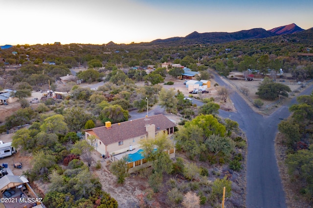 150 E Nuestro St, Oracle, AZ 85623 - view of subject property featuring mountains and a pool area