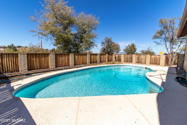 150 E Nuestro St, Oracle, AZ 85623 - view of swimming pool with a fenced backyard
