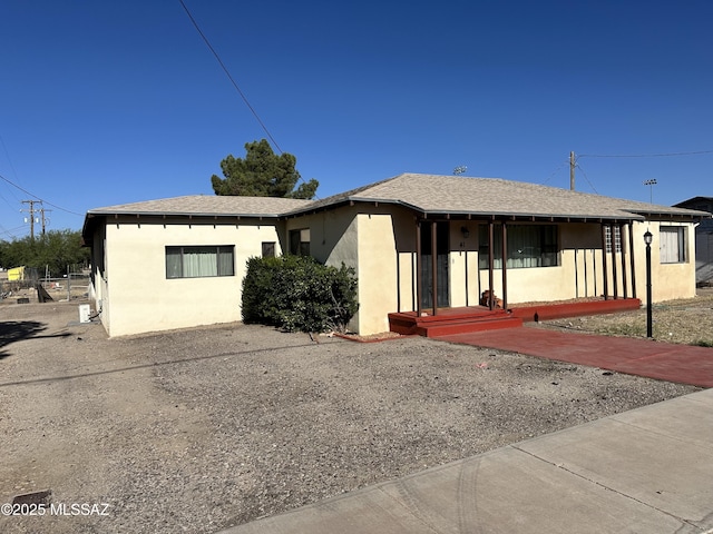 41 S Main St, Pima, AZ 85543 - single story home with stucco siding and roof with shingles