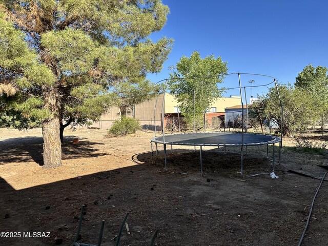41 S Main St, Pima, AZ 85543 - view of yard with a trampoline