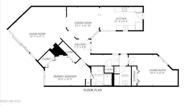 2600 E Skyline Dr Unit 21, Tucson, AZ 85718 - home floor plan