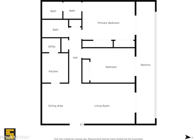 625 S Prudence Rd Apt 201, Tucson, AZ 85710 - room layout