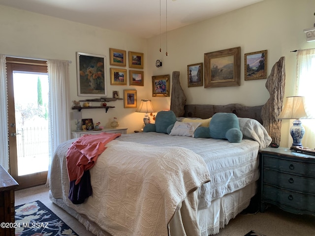 1606 N Panorama Way, Cochise, AZ 85606 - bedroom featuring access to outside and carpet