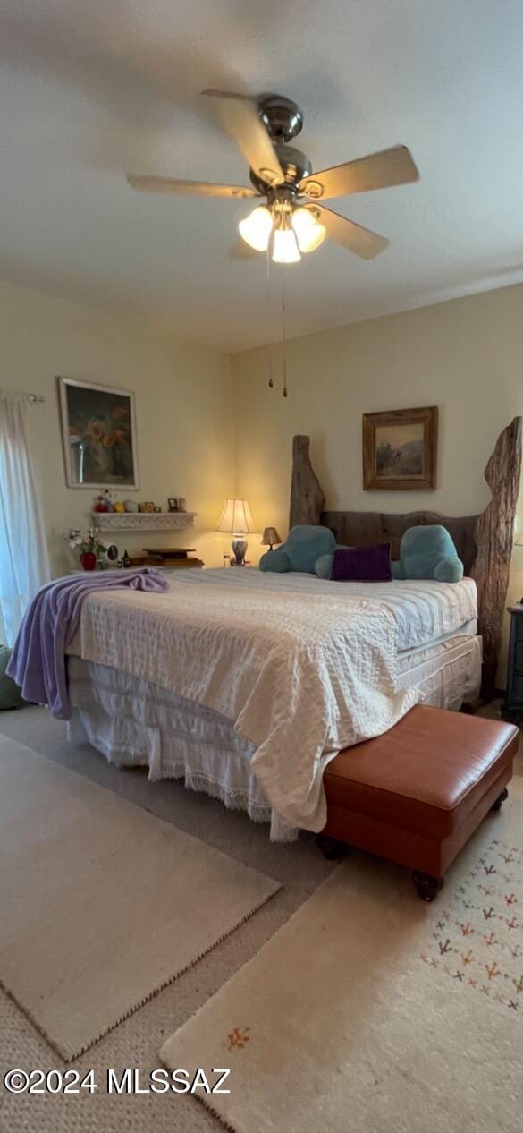 1606 N Panorama Way, Cochise, AZ 85606 - bedroom featuring carpet floors and ceiling fan
