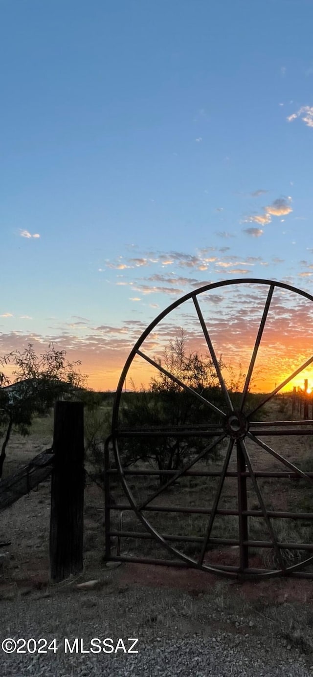 1606 N Panorama Way, Cochise, AZ 85606 - view of gate at dusk