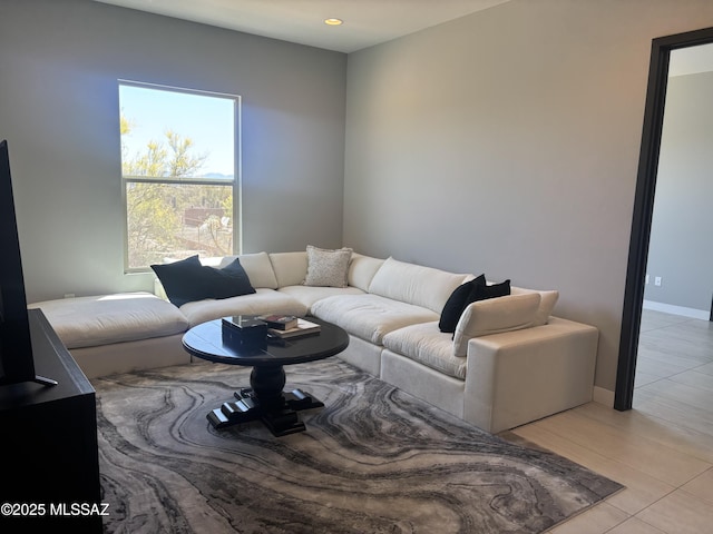 12710 N Sonoran Preserve Blvd Lot 24, Marana, AZ 85658 - living area with light tile patterned floors