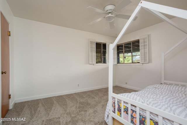 4308 E Elmwood St, Tucson, AZ 85711 - bedroom featuring carpet flooring, baseboards, and a ceiling fan