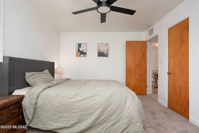 4308 E Elmwood St, Tucson, AZ 85711 - bedroom with carpet flooring and ceiling fan