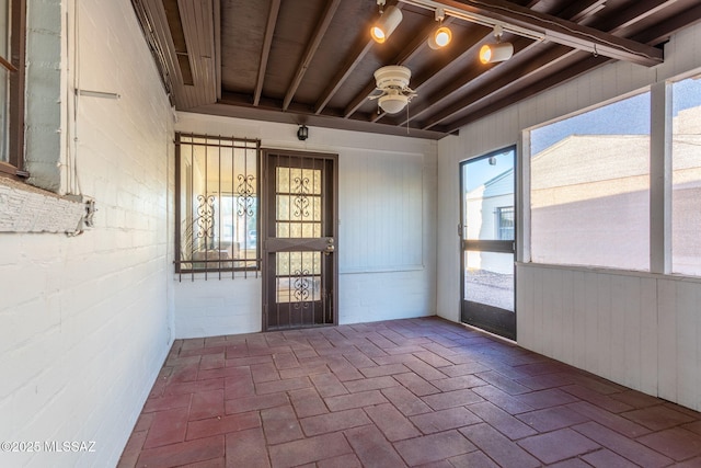 4308 E Elmwood St, Tucson, AZ 85711 - unfurnished sunroom with ceiling fan