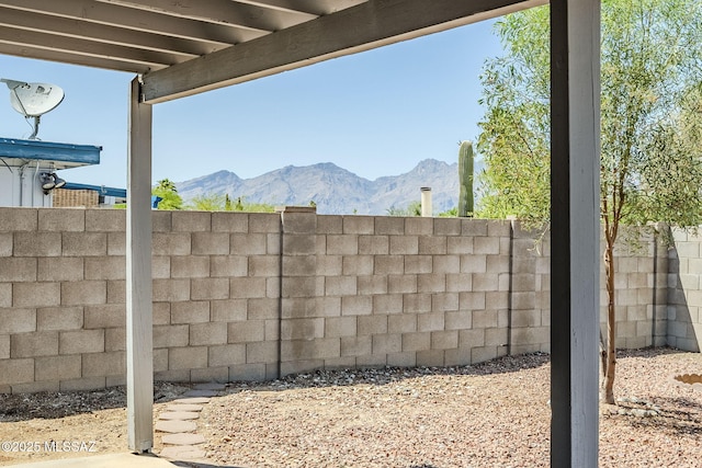 9415 E Simon Pl, Tucson, AZ 85710 - view of yard with a mountain view