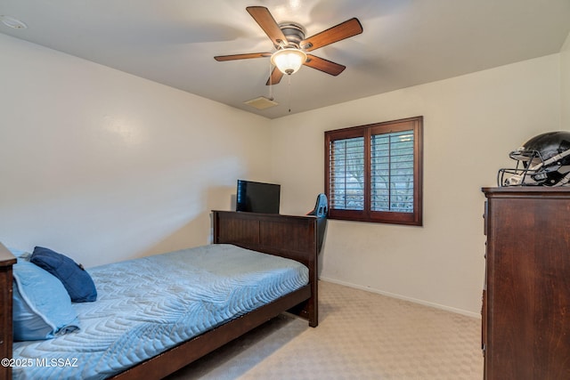 4990 N Kolb Rd, Tucson, AZ 85750 - bedroom featuring light colored carpet and a ceiling fan