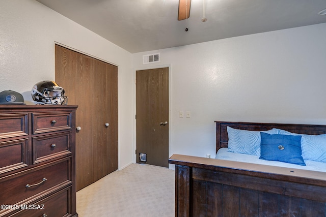 4990 N Kolb Rd, Tucson, AZ 85750 - carpeted bedroom featuring a closet and a ceiling fan