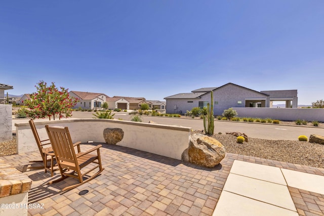 30755 S Chestnut Way, Oracle, AZ 85623 - view of patio with a residential view