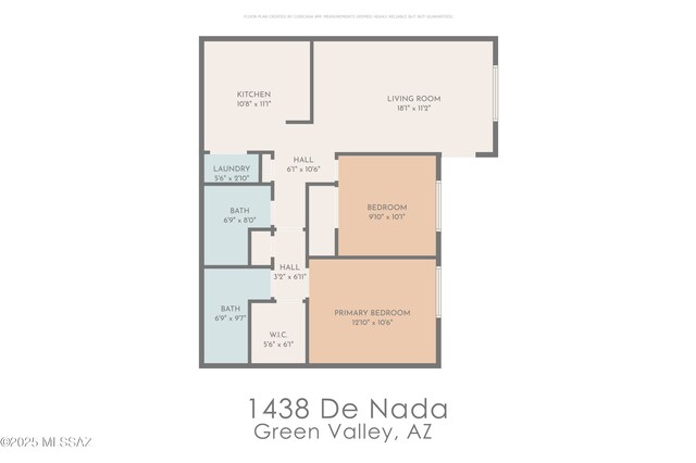 1438 W De Nada, Green Valley, AZ 85622 - view of floor plan / room layout