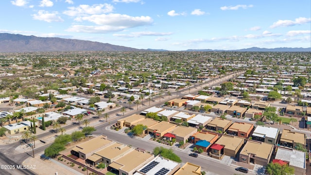 8984 E Wright School Loop, Tucson, AZ 85715 - aerial view of residential area featuring a mountain backdrop