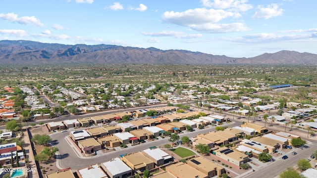 8984 E Wright School Loop, Tucson, AZ 85715 - aerial perspective of suburban area featuring a mountain backdrop