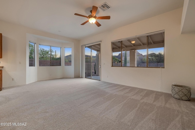 8191 N White Stallion Pl, Tucson, AZ 85743 - unfurnished room featuring ceiling fan and carpet floors