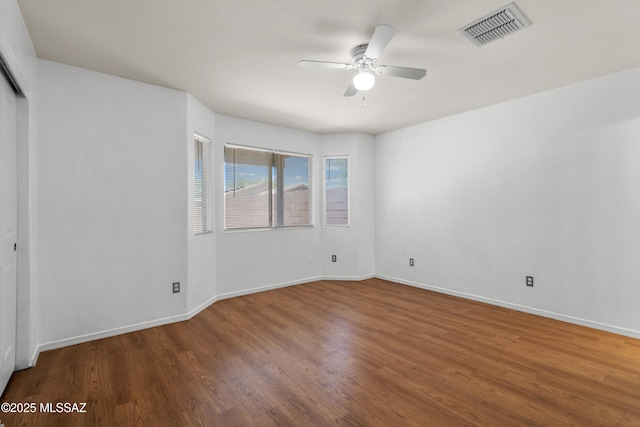 9969 E Apache Rain Dr, Tucson, AZ 85748 - unfurnished bedroom with wood finished floors and ceiling fan