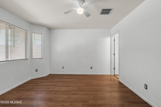 9969 E Apache Rain Dr, Tucson, AZ 85748 - spare room with a ceiling fan and wood finished floors