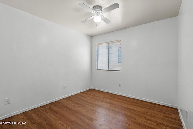 9969 E Apache Rain Dr, Tucson, AZ 85748 - empty room featuring wood finished floors and a ceiling fan