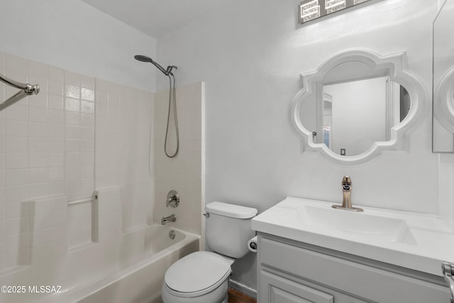 9969 E Apache Rain Dr, Tucson, AZ 85748 - bathroom with tub / shower combination and vanity