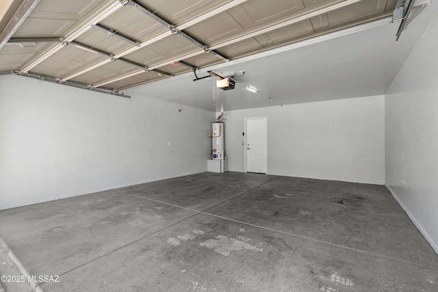 9969 E Apache Rain Dr, Tucson, AZ 85748 - garage featuring a garage door opener and gas water heater