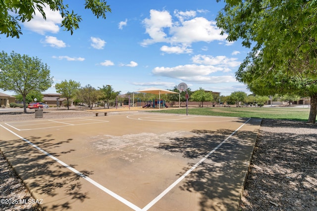 9969 E Apache Rain Dr, Tucson, AZ 85748 - view of basketball court featuring community basketball court