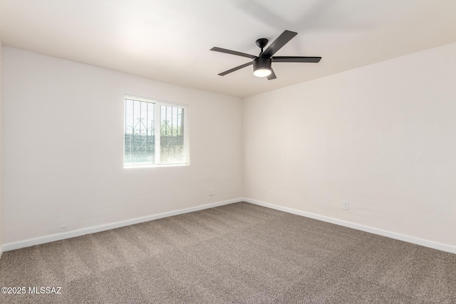 201 W Macarthur St, Tucson, AZ 85714 - carpeted empty room featuring baseboards and a ceiling fan