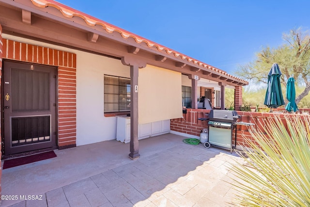 503 S Paseo Lobo Unit A, Green Valley, AZ 85614 - view of patio / terrace featuring area for grilling