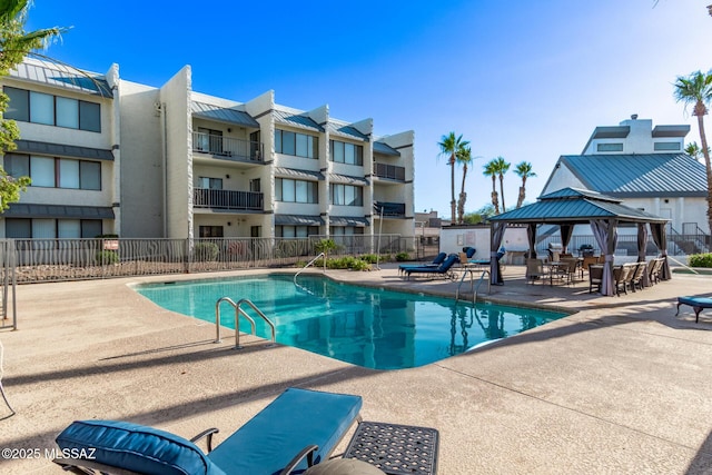 7777 E Golf Links Rd Unit 2105, Tucson, AZ 85730 - community pool featuring a gazebo and a patio
