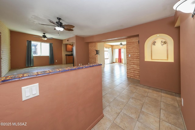 1641 S San Carla, Green Valley, AZ 85614 - kitchen featuring healthy amount of natural light and a ceiling fan
