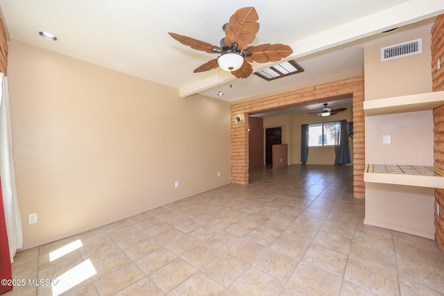 1641 S San Carla, Green Valley, AZ 85614 - empty room featuring a ceiling fan