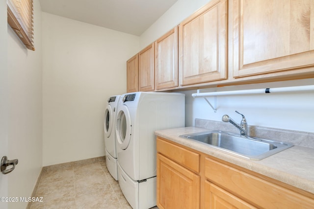 139 E Castlefield Cir, Tucson, AZ 85704 - laundry room featuring washer and clothes dryer and cabinet space