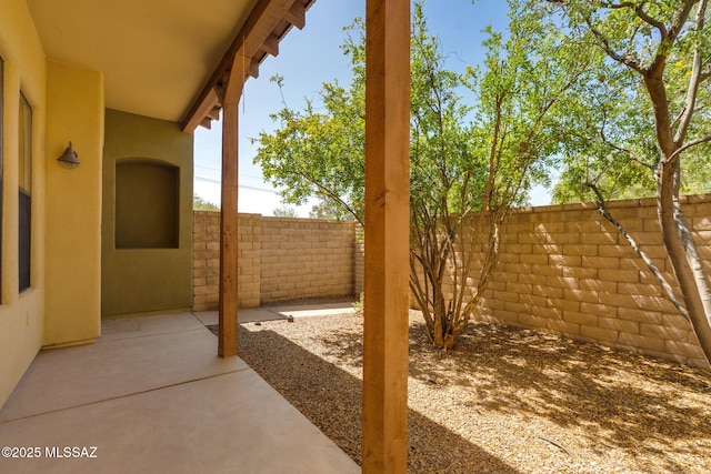 139 E Castlefield Cir, Tucson, AZ 85704 - fenced backyard featuring a patio