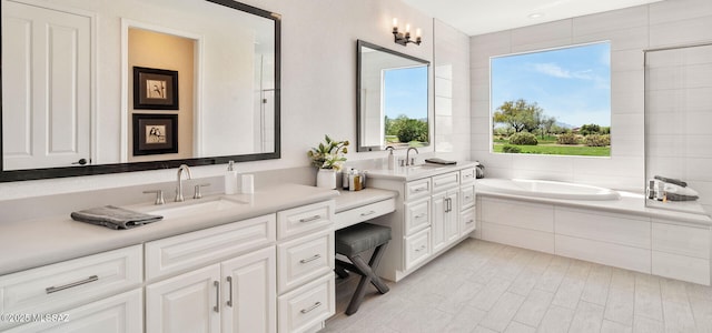 61784 E Travertine St, Oracle, AZ 85623 - bathroom with vanity and a bath