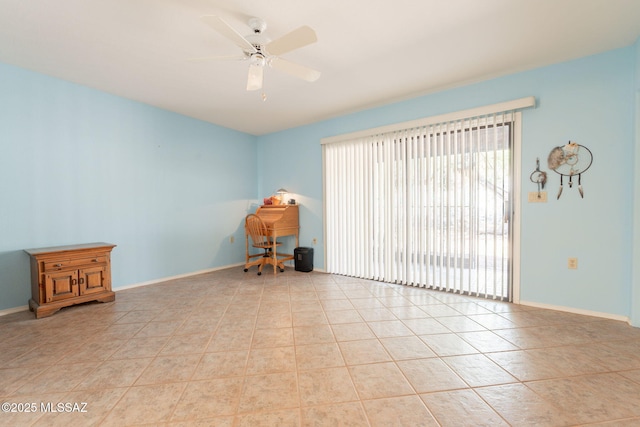 1857 W Dalehaven Cir, Tucson, AZ 85704 - empty room featuring tile patterned floors and ceiling fan