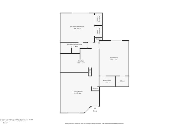 1857 W Dalehaven Cir, Tucson, AZ 85704 - view of home floor plan
