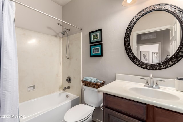 2257 E Skipping Rock Way, Tucson, AZ 85737 - full bathroom with shower / tub combo with curtain and vanity
