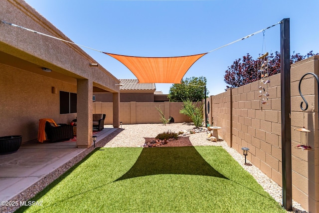 2257 E Skipping Rock Way, Tucson, AZ 85737 - fenced backyard featuring a patio area