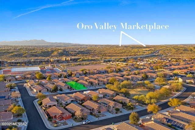 2257 E Skipping Rock Way, Tucson, AZ 85737 - aerial view of residential area featuring mountains