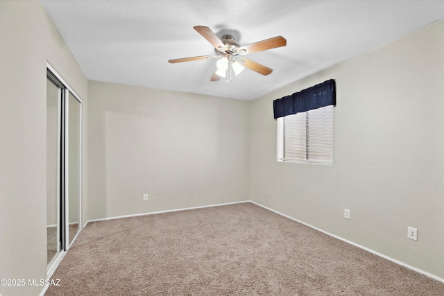 807 N Manzanita Pl, Saint David, AZ 85630 - empty room featuring carpet and ceiling fan