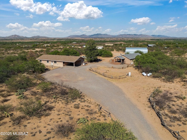 807 N Manzanita Pl, Saint David, AZ 85630 - overview of rural landscape featuring a mountain backdrop