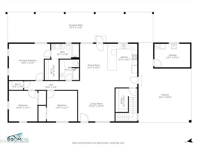 807 N Manzanita Pl, Saint David, AZ 85630 - view of room layout