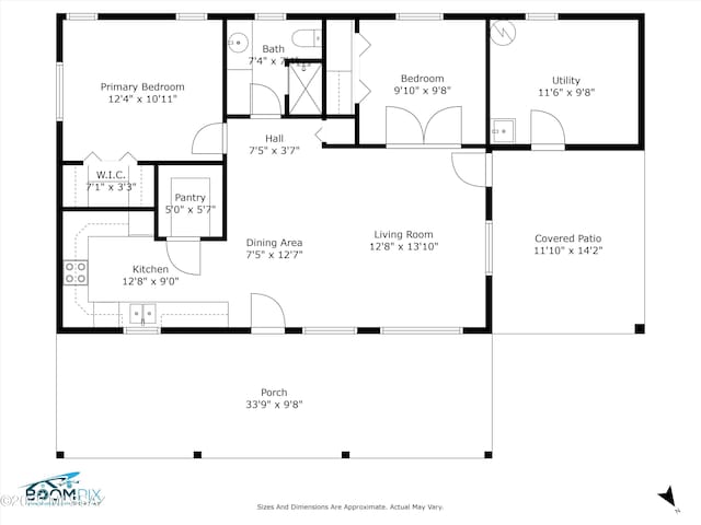 807 N Manzanita Pl, Saint David, AZ 85630 - view of room layout