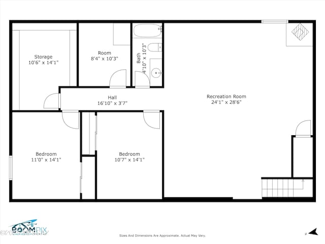 807 N Manzanita Pl, Saint David, AZ 85630 - view of home floor plan