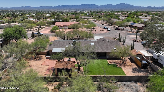 8142 N Modena Dr, Tucson, AZ 85742 - aerial perspective of suburban area with mountains