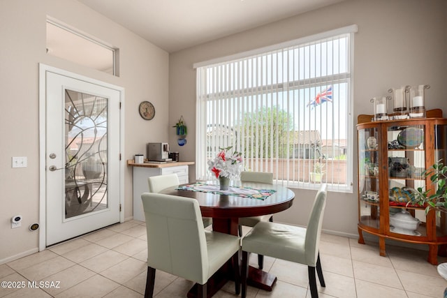 938 E Grass Meadow Pl, Oro Valley, AZ 85755 - dining space featuring light tile patterned floors